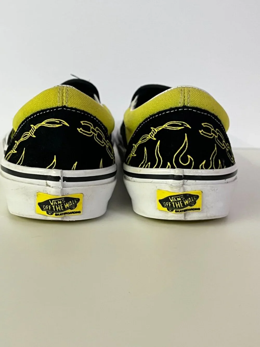 Vans Sneakers SpongeBob Ltd Edition Skate Slip-On Black Yellow Men’s 7